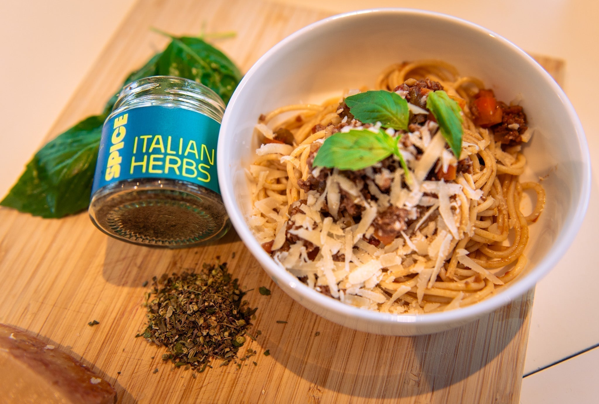 Italian Herb Spaghetti Bolognese